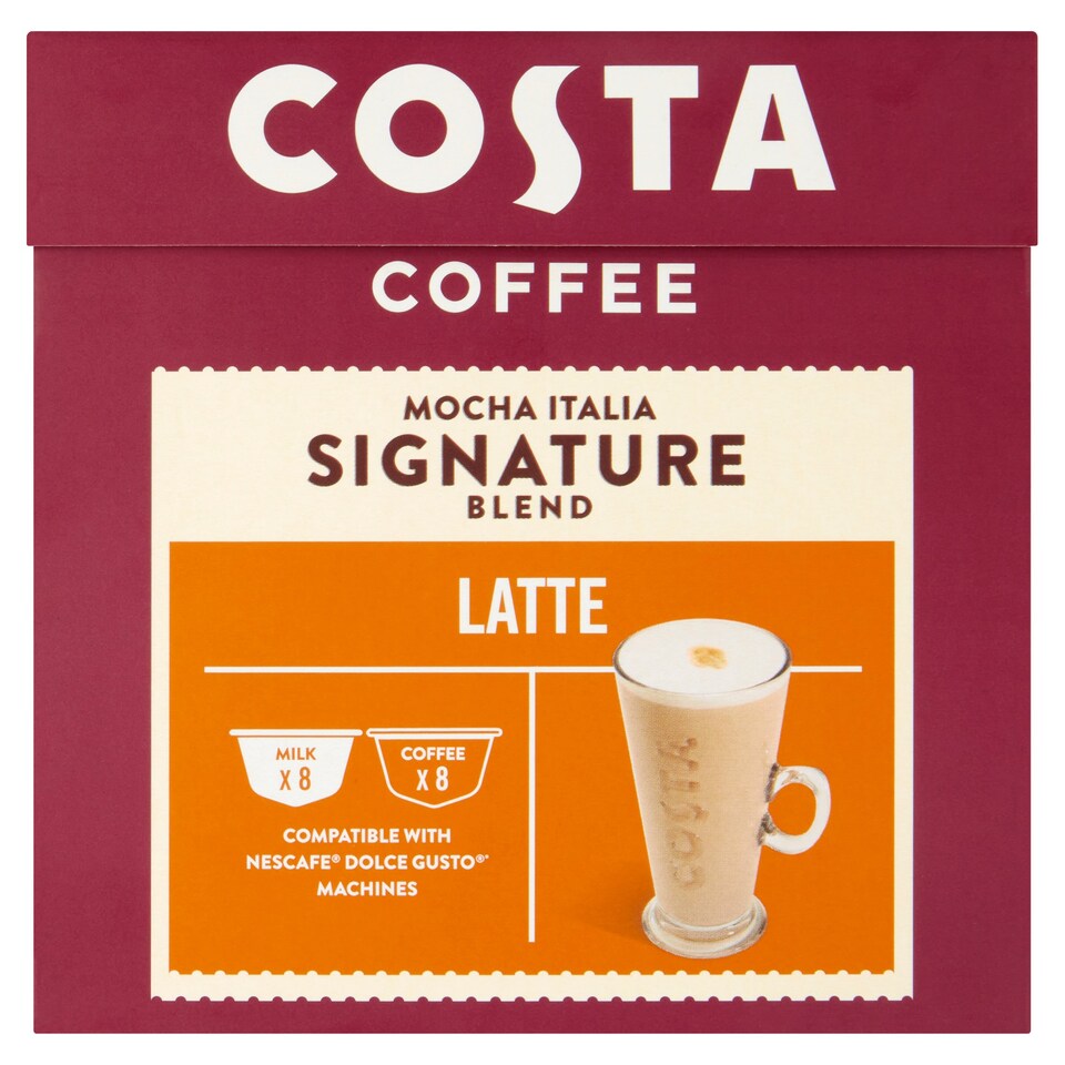 Latte Macchiato Costa Latte Milk Pods Latte Macchiato Dolce Gusto