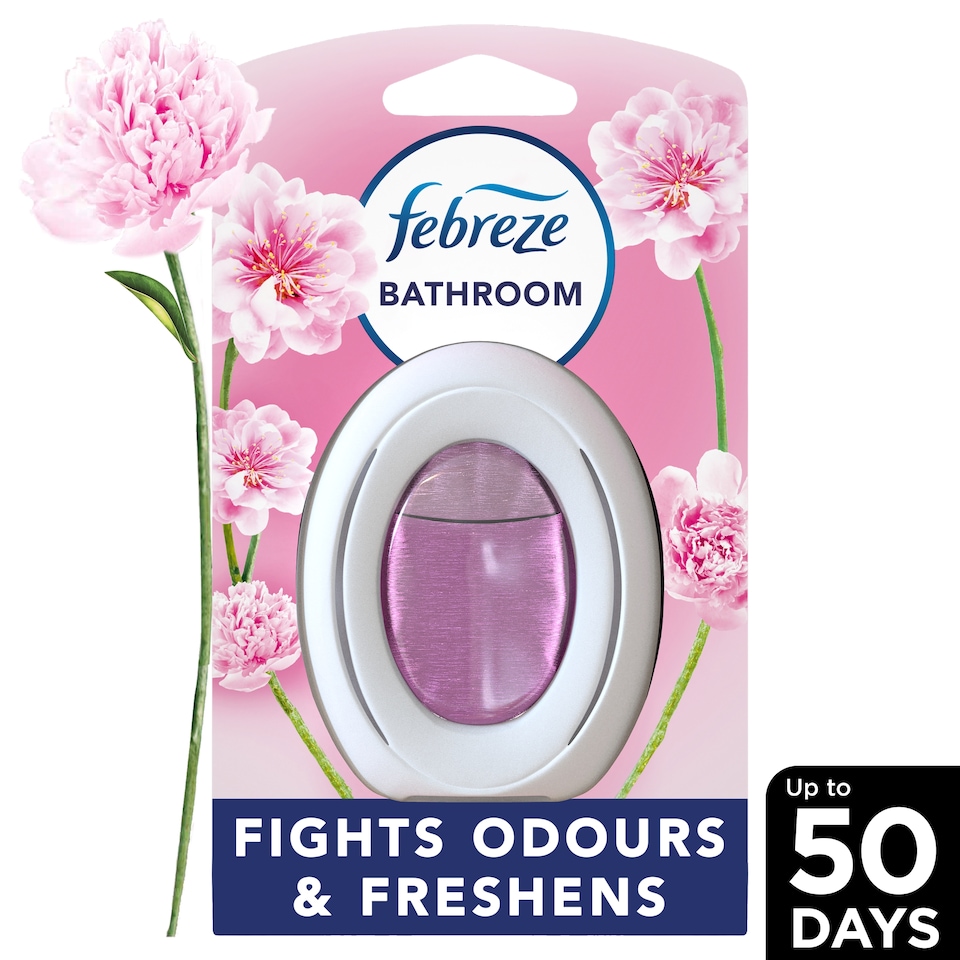 Febreze Bathroom Air Freshener Blossom & Breeze 7.5Ml - Tesco Groceries